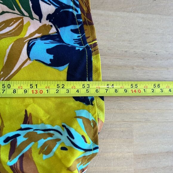 Vince Camuto Womens Floral Print Rayon Maxi Dress XS Playful Paisley Yellow - Picture 10 of 10